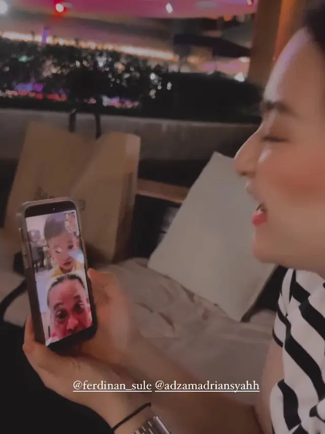 Nathalie Holscher Video Call Sule dan Adzam