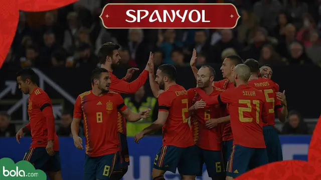 Berita Video Profil Tim Piala Dunia 2018, Spanyol yang Bertabur Bintang