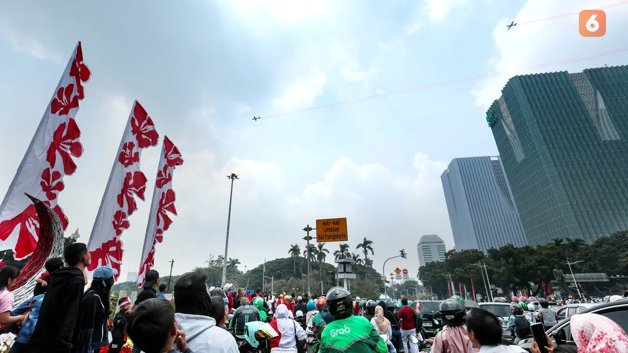 Aksi Rafale Meriahkan HUT ke-81 RI
