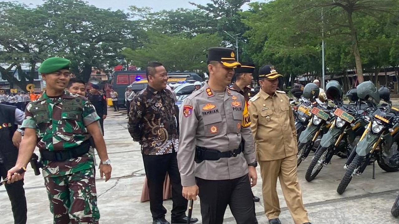 Apel Gelar Pasukan Polres Inhu