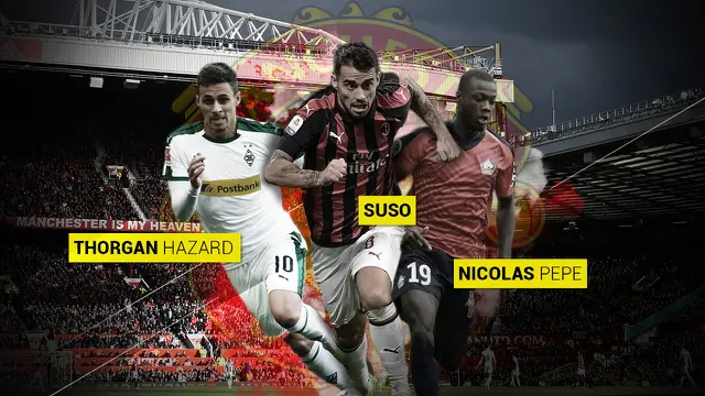 Thorgan Hazard, Suso, Nicolas Pepe