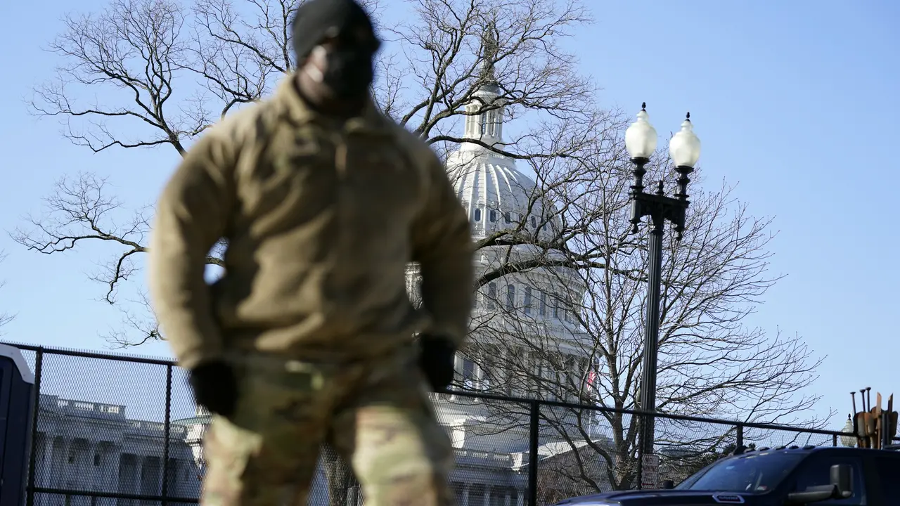 Situasi Capitol Hill usai penyerbuan pendukung Donald Trump