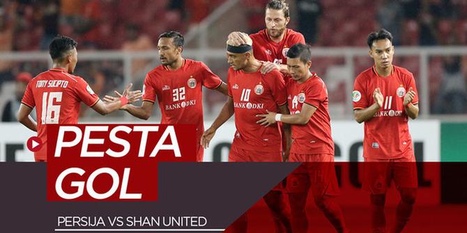 VIDEO: 6 Gol Persija ke Gawang Shan United di Piala AFC