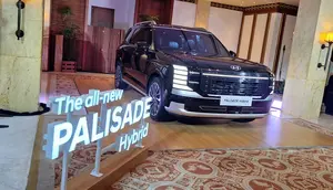 All New Hyundai Palisade Hybrid. (Liputan6.com/Arief Aszhari)