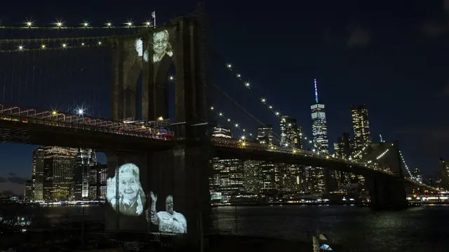 FOTO: New York Peringati 30 Ribu Kematian Akibat COVID-19