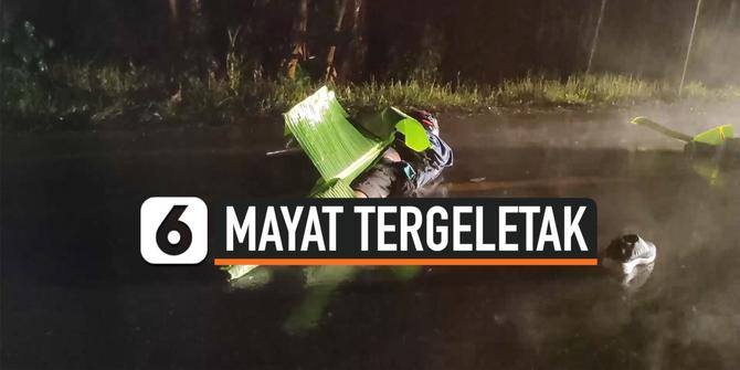 VIDEO: Mayat Korban Tabrak Lari Tergeletak di Jalanan 1,5 Jam