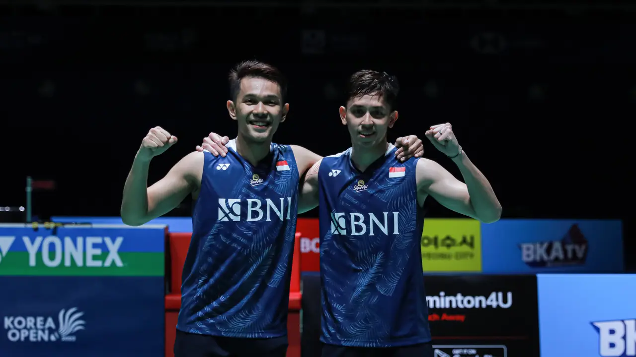 Fajar Alfian/Muhammad Rian Ardianto - Korea Open 2023 - Bulu Tangkis