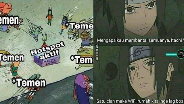 7 Meme Kocak Momen Numpang Wifi Gratis Ini Bikin Emosi Hot Liputan6 Com