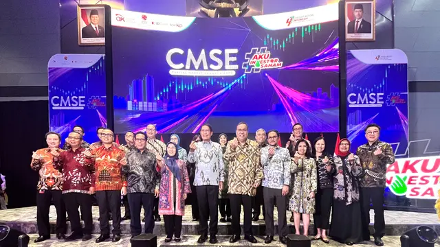 PT Bursa Efek Indonesia (BEI) bersama Self-Regulatory Organization (SRO) dengan dukungan Otoritas Jasa Keuangan (OJK) menyelenggarakan acara Capital Market Summit & Expo (CMSE) 2024. (Foto: Liputan6.com/Pipit IR)
