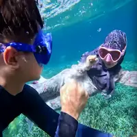 Ria Ricis dan suami menyelam (Instagram/riaricis1795)