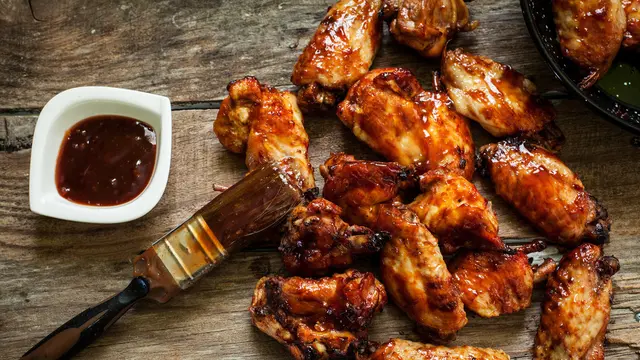 sayap ayam bakar barbeque