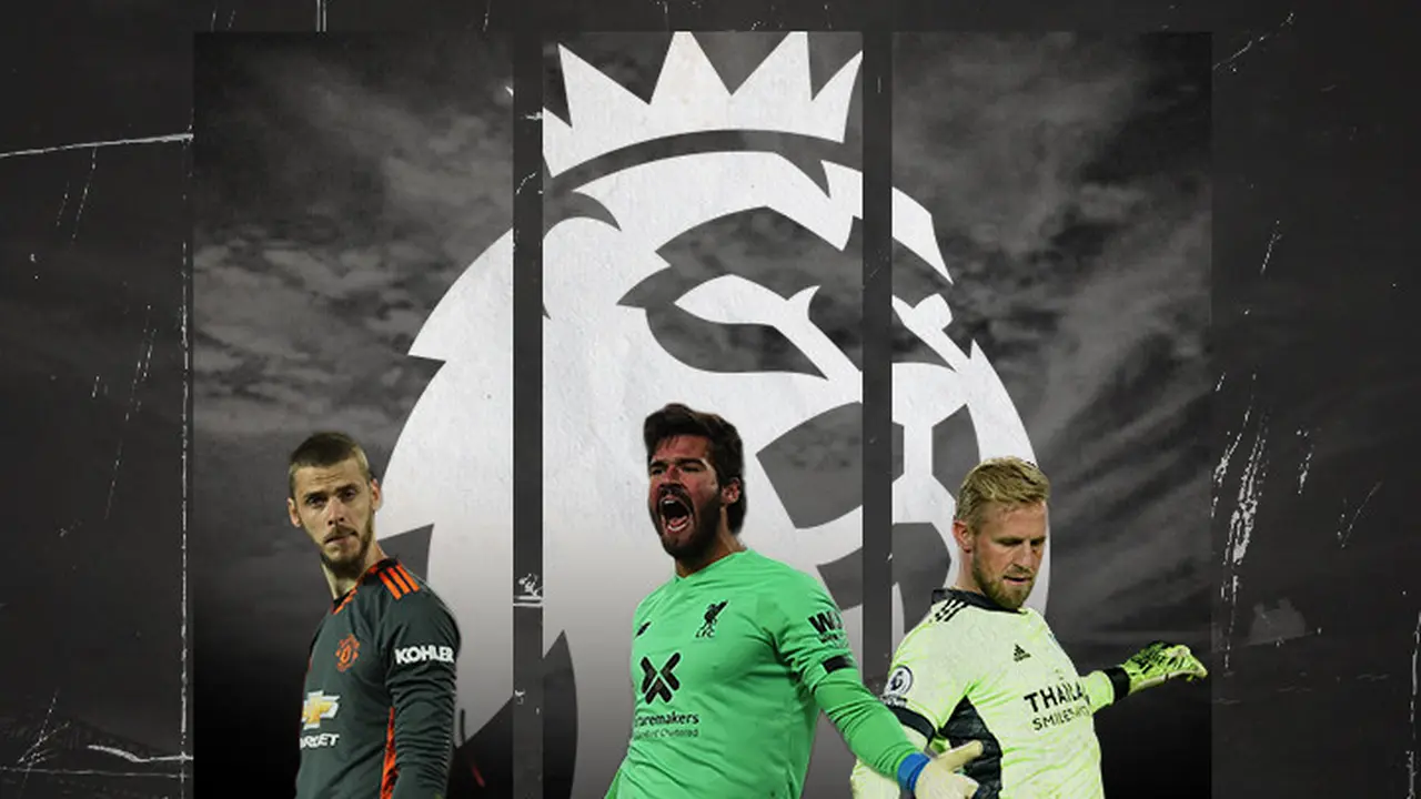 David de Gea, Alisson Becker dan Kasper Schmeichel