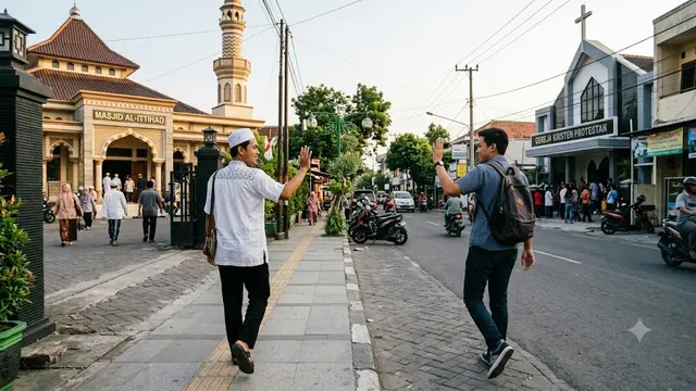 Saling menghormati antar pemeluk agama