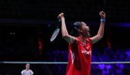 Tungga putri pertama Indonesia Putri Kusuma Wardani atau Putri KW di Piala Uber 2026. (foto: PBSI)