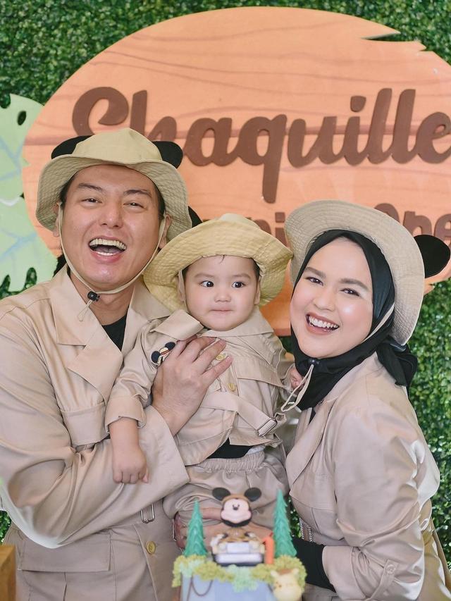 7 Momen Ulang Tahun Pertama Baby Shaquille, Putra Cut Meyriska dan Roger Danuarta