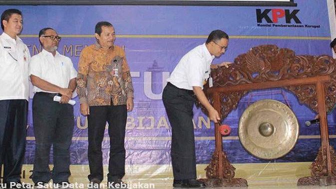 Gubernur Provinsi DKI Jakarta, Anies Baswedan saat peluncuran program Jakarta Satu di Balai Kota, beberapa waktu lalu.