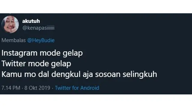 7 Curhatan Netizen Instagram Mode Gelap Ini Bikin Galau