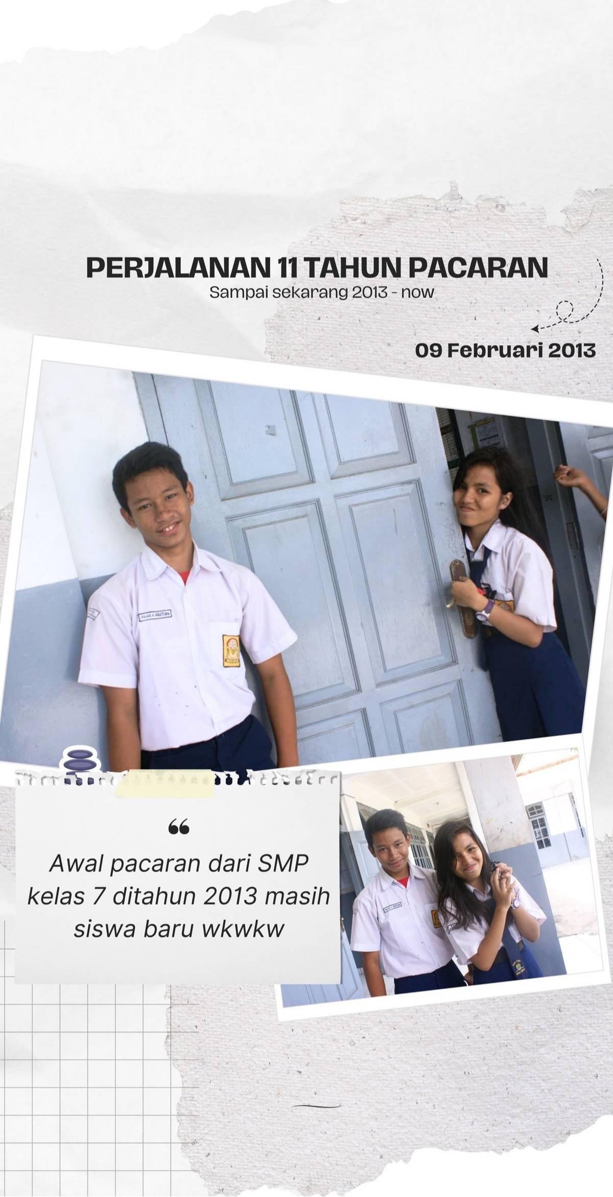 Berawal dari SMP, Wanita yang Bagikan Perjalanan Cintanya yang Sudah 11 Tahun Ini Curi Perhatian