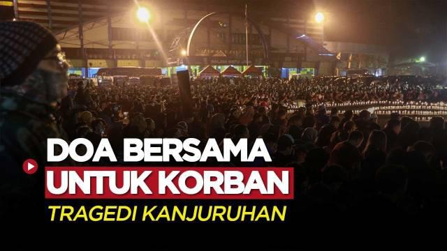 Berita Video, Ribuan Orang Menggelar Doa Bersama Mengenang 7 Hari Tragedi Kanjuruhan pada Jumat (7/10/2022)