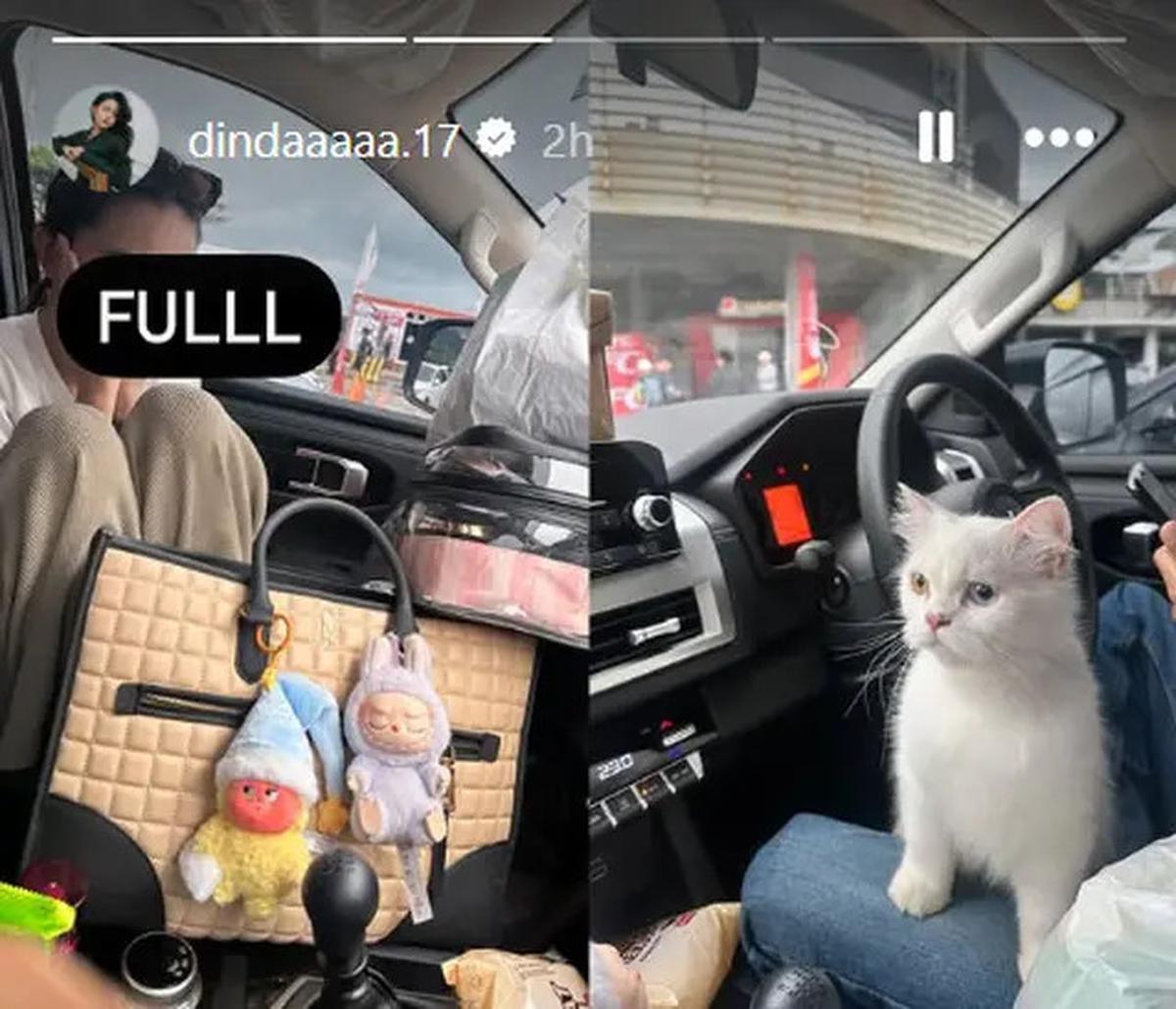 6 Potret Dinda Mahira Mudik Lebaran ke Palembang, Nikmati Perjalanan Lewat Darat