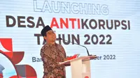 Menteri Desa, Pembangunan Daerah Tertinggal, dan Transmigrasi Abdul Halim Iskandar menghadiri Launching Desa Antikorupsi di Desa Banyubiru, Ambarawa, Jawa Tengah, Selasa (29/11/2022). (Dok. Kemendes PDTT)