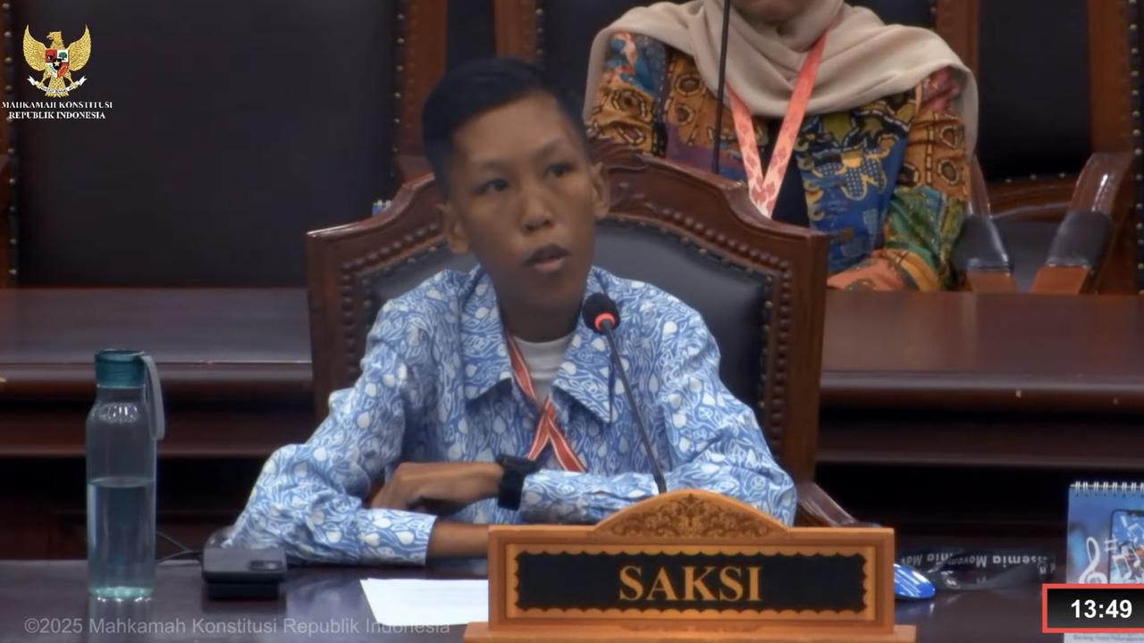 Fadel Nooriandi Penyintas Talasemia di Sidang MK