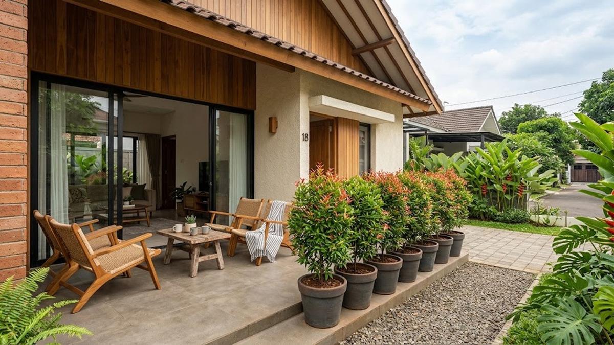 8 Tanaman dalam Pot untuk Membatasi Pandangan ke Teras, Solusi Hijau untuk Rumah yang Terlalu Terbuka
