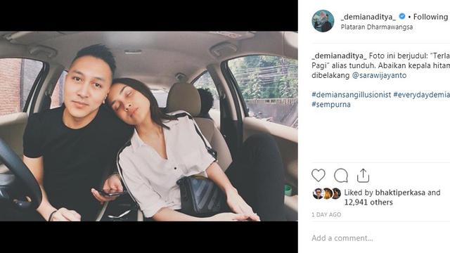 Demian Aditya - Sara Wijayanto (Foto: Instagram)