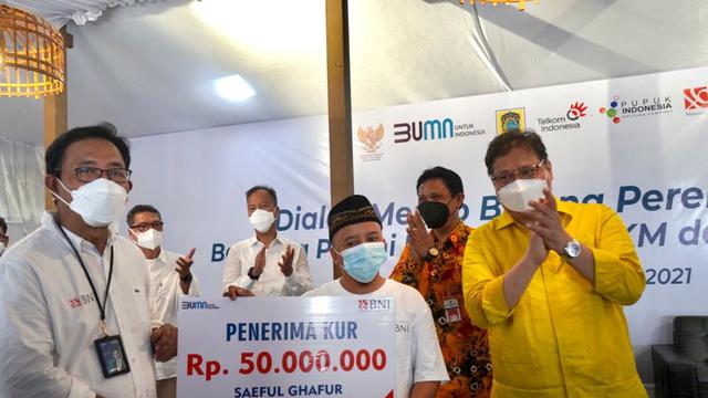 Menteri Koordinator Bidang Perekonomian, Airlangga.