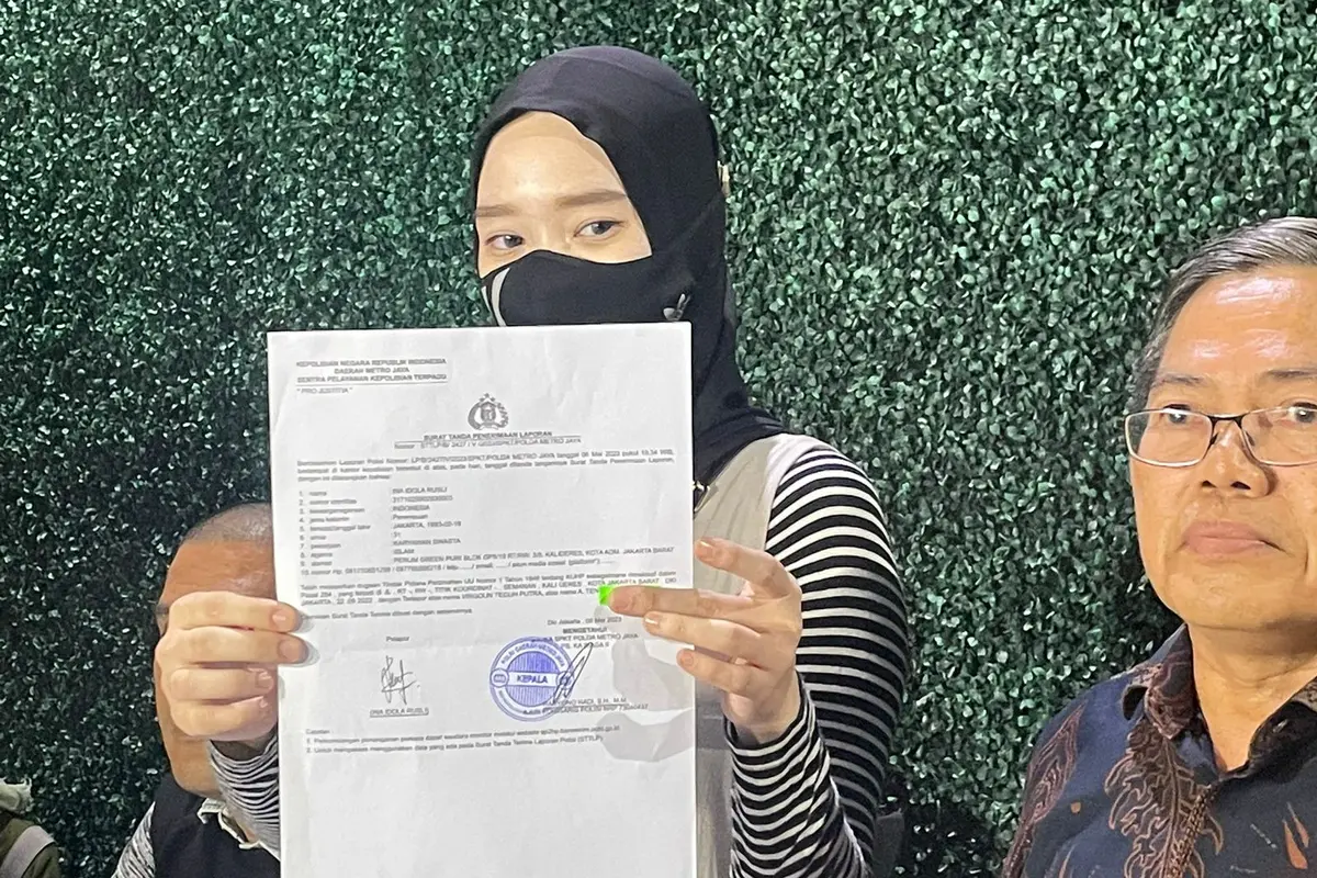 Inara Rusli, istri Virgoun (Liputan6.com - M Altaf Jauhar)