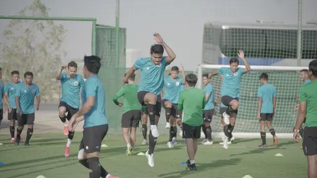 Bek Timnas Indonesia, Asnawi Mangkuala, berlatih di Dubai, Uni Emirat Arab (UEA).
