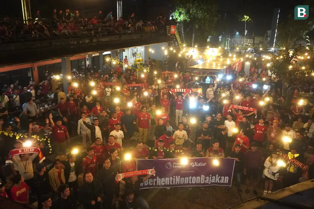 Foto: Tumpah Ruah Fans The Reds saat Roaring Night Liverpool vs Manchester City di Kemang