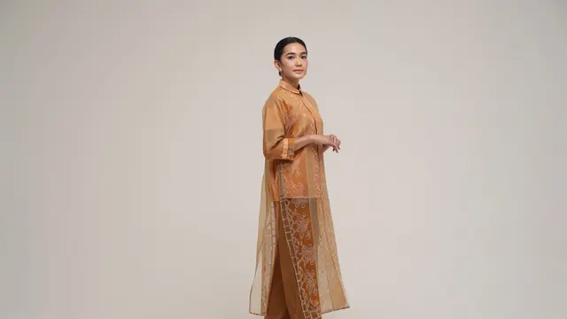 Model Baju Gamis Batik Ibu Pejabat