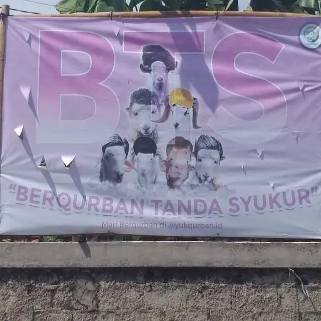 6 Spanduk Kurban untuk Iduladha Ini Kreatif Sekaligus Bikin Ngakak