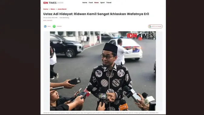 Cek Fakta Liputan6.com menemukan klaim video Ustaz Adi Hidayat umumkan program bantuan dana hibah, simak di sini!