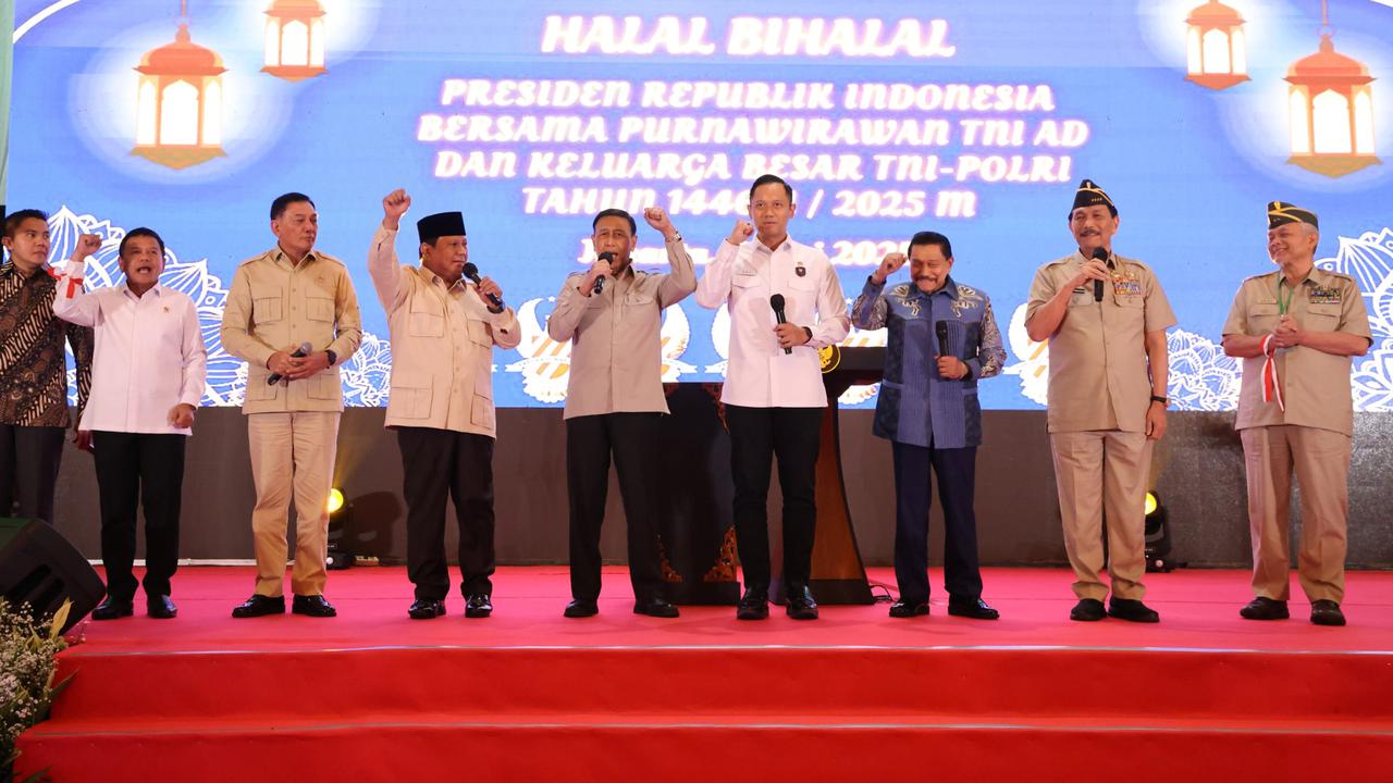 Momen Prabowo, Luhut, Wiranto hingga Hendropriyono Kompak Nyanyi Hymne Taruna