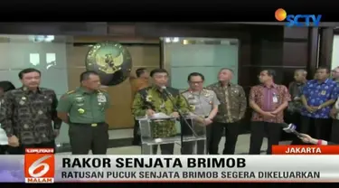 Sebanyak 280 pucuk SAGL 40x46 atau senjata pelontar granat milik Brimob Polri yang tertahan di Bandara Soetta akan segera dikeluarkan.