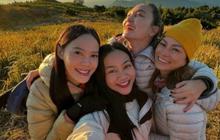 Keindahan Sunrise dan Hujan Meteor, 8 Foto Luna Maya Ketika Naik Gunung Prau Bersama Ketiga Sahabatnya