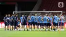 Sebab ini merupakan kali pertama skuad Garuda disambangi tim dari negara peringkat teratas dalam ranking FIFA. (Liputan6.com/Helmi Fithriansyah)