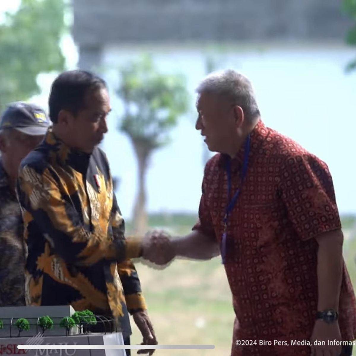 Jokowi di Peresmian Hotel Nusantara IKN