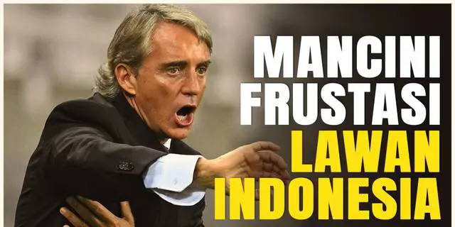 VIDEO: Roberto Mancini Kesal, Arab Saudi Tak Bisa Cetak Banyak Gol Lawan Timnas Indonesia