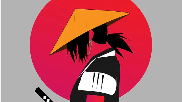 Ilustrasi samurai