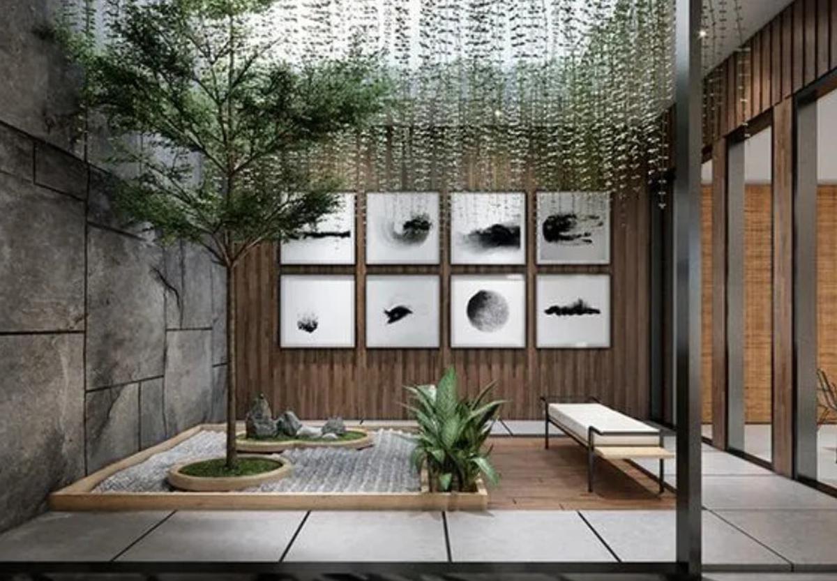 15 Inspirasi taman kering dalam rumah dengan berbagai tema