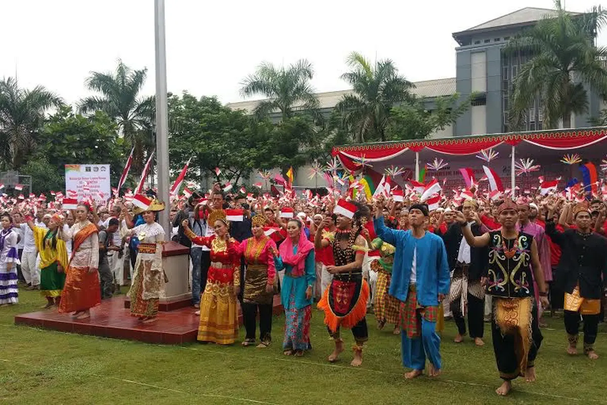 Warga binaan memecahkan rekor Muri menyambut HUT ke-71 RI