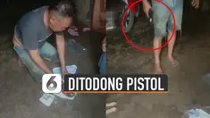 Detik-detik kejadian itu direkam oleh kamera ponsel kurir.
