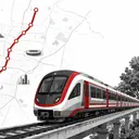 Infografis 11 Stasiun LRT Jakarta Kelapa Gading-Manggarai