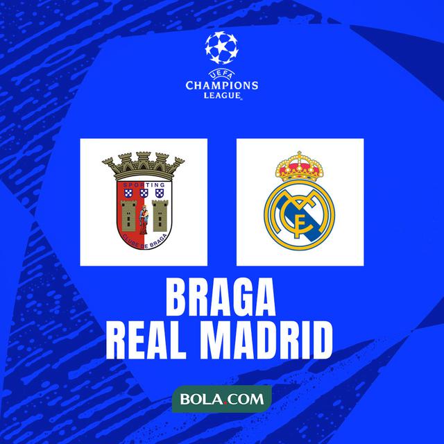 Liga Champions - Braga Vs Real Madrid