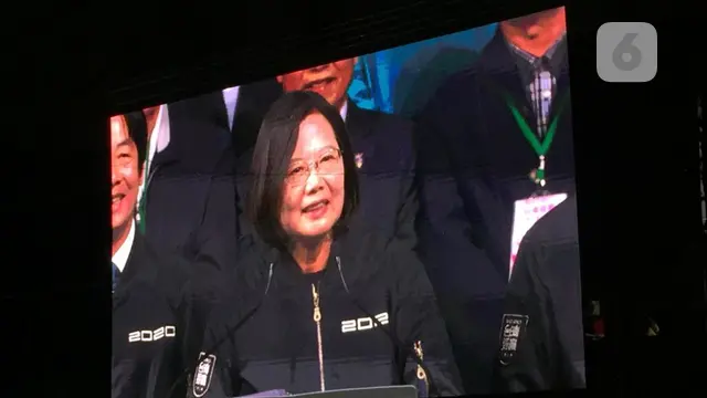 Ucapan terima kasih tak henti-henti disampaikan oleh Tsai Ing-wen kala menyampaikan pidato kemenangannya di hadapan para pendukung.