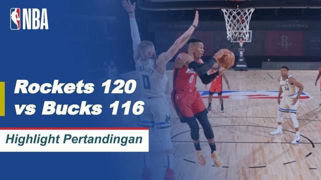 Berita Video Highlights NBA, Melihat Aksi Houston Rockets yang Berhasil Bungkam Milwaukee Bucks