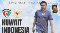 Kualifikasi Piala Asia 2023 - Kuwait Vs Timnas Indonesia - Widodo dan Ronny Wabia (Bola.com/Adreanus Titus)